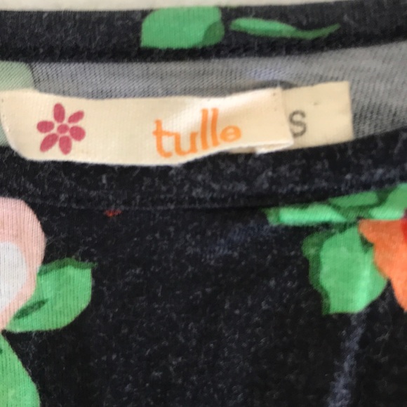 Tulle Floral Patterned Dress - Picture 2 of 2